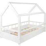 My Velinda Scandinavian Style Modern Kids Bed + Barriers 63x31.5"