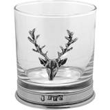English Pewter Stag Head Tumbler 32.5cl