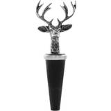 English Pewter Bottle Stoppers English Pewter Stag Head Bottle Stopper