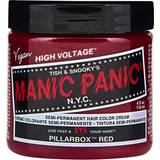 Red Semi-Permanent Hair Dyes Manic Panic Classic High Voltage Pillarbox Red 118ml
