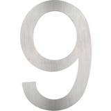 tectake House numbers made of stainless steels 9