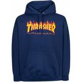 Thrasher Magazine Flame Logo Hoodie - Navy