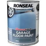Ronseal Grey - Satin Paint Ronseal Diamond Hard Garage Floor Paint Slate 5L