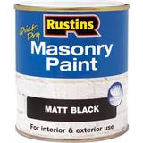 Rustins Quick Dry Masonry Concrete Paint Black 0.25L