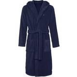 Robes on sale Tommy Hilfiger Pure Cotton Hooded Bathrobe - Navy Blazer-Pt