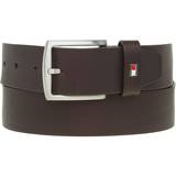 Belts Tommy Hilfiger Denton Flag Logo Leather Belt - Testa Di Moro