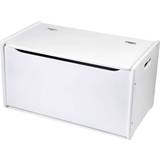 White Chests Kid's Room Wooden Toy Chest