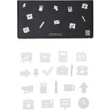 White Letters Kid's Room Design Letters Office Icons for Message Boards