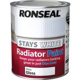 Radiator Paints Ronseal One Coat Radiator Paint White 0.75L