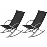 Plastic Outdoor Rocking Chairs vidaXL 42163 2-pack