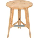 Tectake Garden Dining Chairs Garden Table tectake Party bar table made of solid wood Outdoor Bar Table