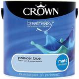 Crown Breatheasy Wall Paint, Ceiling Paint Powder Blue,Carrie,Moonlight Bay 2.5L