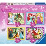 Disney Princess Classic Jigsaw Puzzles Ravensburger Disney Princess 4 in a Box 72 Pieces