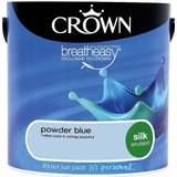 Crown Blue Paint Crown Breatheasy Wall Paint, Ceiling Paint Powder Blue,Moonlight Bay,Carrie 2.5L