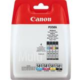 Canon Inkjet Printer Ink & Toners Canon CLI-581 BK/C/M/Y Multipack (Black,Multicolour)