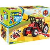 Farm Life Construction Kits Revell Junior Kit Tractor with Loader & Figure 00815