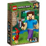 Lego Minecraft Lego Minecraft Steve BigFig with Parrot 21148