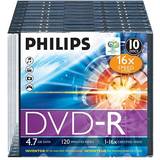 Philips DVD Optical Storage Philips DM4S6S10F DVD-R 4.7GB 16x 10-Pack