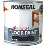 Ronseal Floor Paints - Satin Ronseal Diamond Hard Floor Paint Black 2.5L