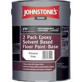 Johnstone's Trade Grey Paint Johnstone's Trade 2 Pack Epoxy Solvent Based Floor Paint Grey 4L