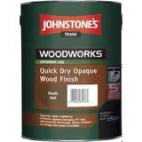 Johnstone's Trade Woodworks Quick Dry Opaque Wood Finish Wood Protection Walnut 2.5L