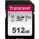 512 GB - SDXC Memory Cards Transcend 300S SDXC Class 10 UHS-I U3 V30 100/55MB/s 512GB