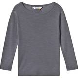 Base Layer Top - Boys Joha Kid's Wool Silk Blouse - Rabbit Grey (13982-195-15147)