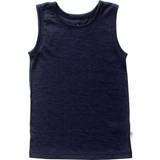 Wool Tank Tops Children's Clothing Joha Undershirt - Navy Blue