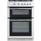 60cm - Gas Ovens - White Cookers Montpellier MDG600LW Silver, Black, White