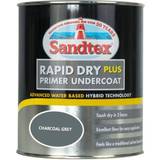 Sandtex Rapid Dry Plus Primer Undercoat Metal Paint, Wood Paint Grey 0.75L