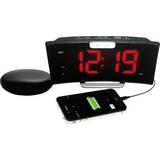 CR2032 Alarm Clocks Geemarc Wake n Shake Curve