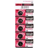 Batteries - Watch Batteries Batteries & Chargers Maxell CR2025 Compatible 5-pack