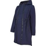 Polyester Maternity & Nursing Wear Mamalicious 3-in-1 Softshell Jacket Blue/Navy Blazer (20008764)