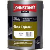 Johnstone's Trade Steel & Cladding Semi-Gloss Topcoat Anti-corrosion Paint Black 5L