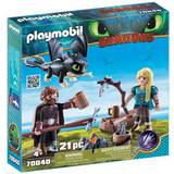 Dragos Play Set Playmobil Hiccup & Astrid with Baby Dragon 70040