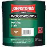 Johnstone's Trade Brown Paint Johnstone's Trade Decking Stain Wood Protection Teak 2.5L