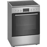 16A Cookers Bosch HKR39C250 Stainless Steel, Black