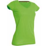 Stedman Megan V Neck T-shirt - Green Flash