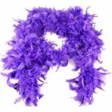 Feathers & Boa Accessories Fancy Dress Smiffys Deluxe Boa Feather Purple
