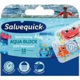 Elastic Plasters Salvequick Aqua Block Kids 12-pack