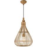 Brown Ceiling Lamps Eglo Amsfield Pendant Lamp 35cm