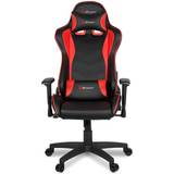 Black - Fabric Gaming Chairs Arozzi Mezzo V2 Gaming Chair - Black/Red