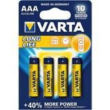 Varta Batteries - Remote Controller Battery Batteries & Chargers Varta Longlife AAA 4-pack