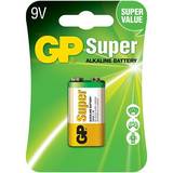 9V (6LR61) - Batteries - Camera Batteries Batteries & Chargers GP Batteries Super Alkaline 9V Compatible