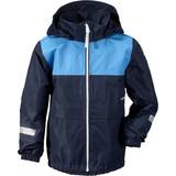 Removable Hood Shell Outerwear Didriksons Droppen Kid's Jacket - Navy (502343-039)