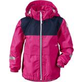 Pink Shell Outerwear Didriksons Droppen Kid's Jacket - Fuchsia (502343-070)