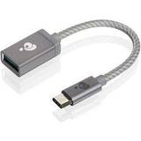 IOGEAR USB C - USB A 3.0 M-F 0.1m