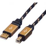 Roline Gold USB A-USB B 2.0 1.8m