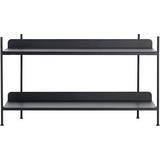 Black Shelving Systems Muuto Compile Config.1 Shelving System