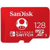 Micro sd card 128gb Memory Cards & USB Flash Drives SanDisk Nintendo Switch Red microSDXC Class 10 UHS-I U3 100/90MB/s 128GB